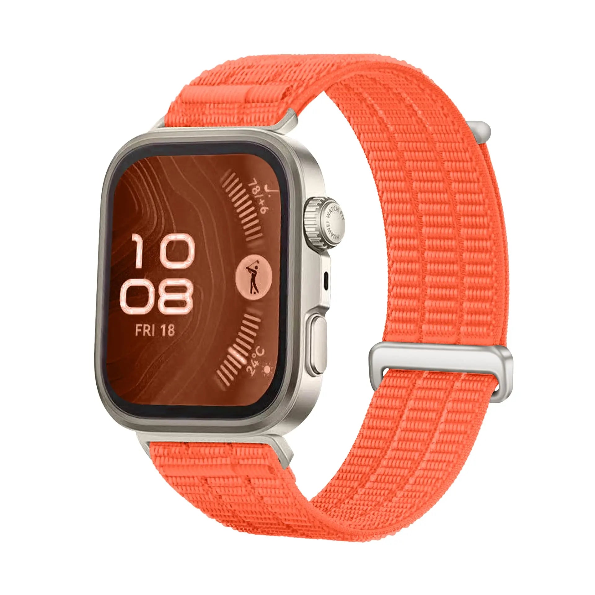 Huawei Watch Fit 3 Nylon Air Strap (Orange)