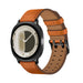 Samsung Galaxy Watch 8 Classic double pin leren band (oranje)