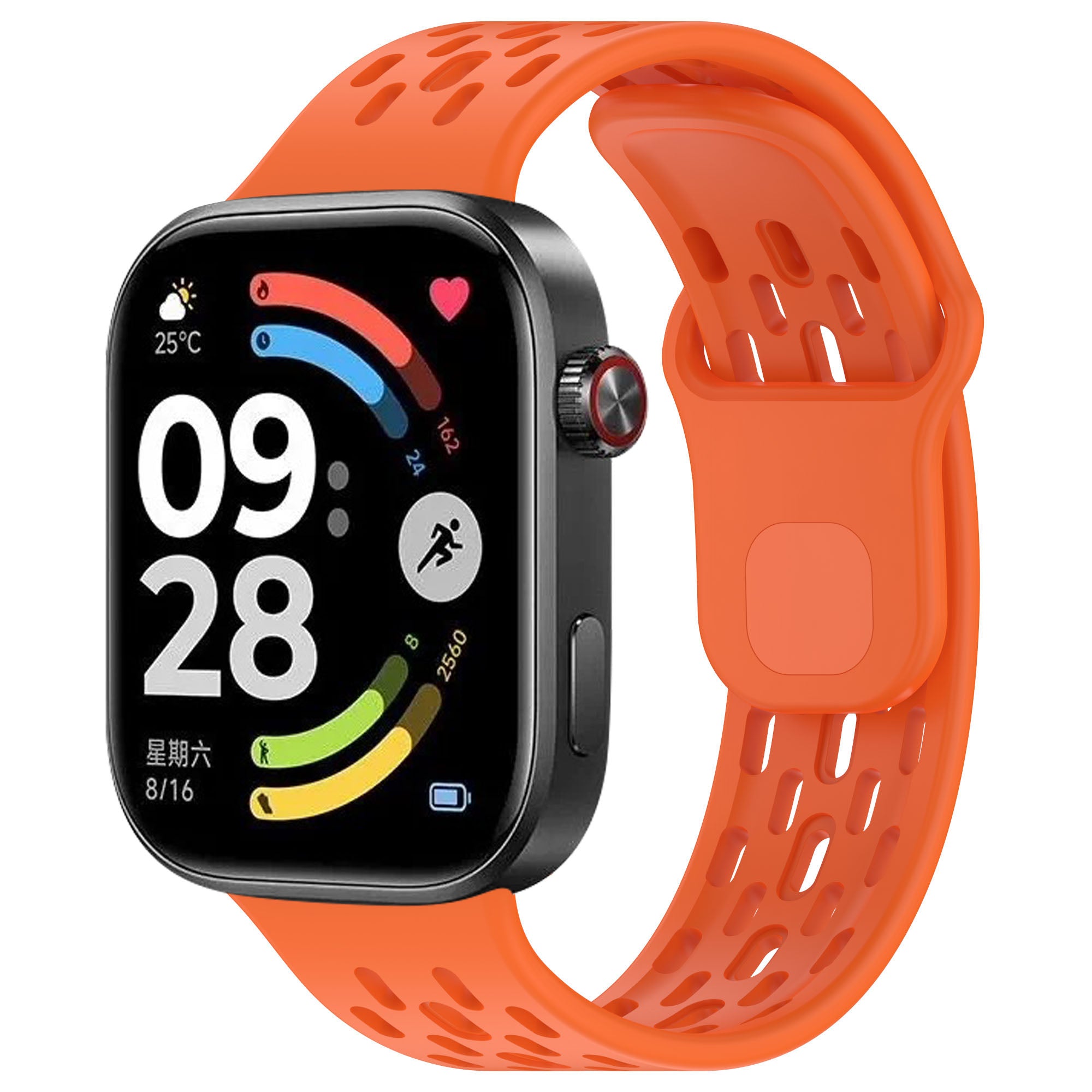 Xiaomi Smart Band 10 Pro siliconen air bandje (oranje)