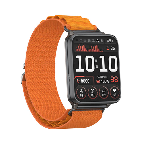 Garmin Venu X1 Alpine nylon bandje (oranje)