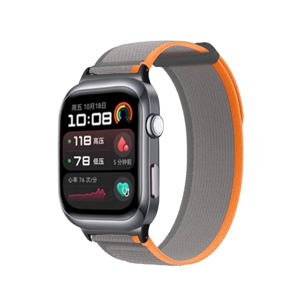 Huawei Watch D2 nylon band (grijs/oranje)
