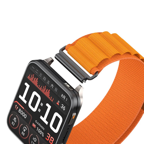 Coros Apex 4 - 46mm Alpine nylon bandje (oranje)