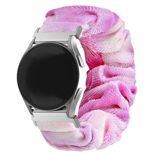 Samsung Galaxy Watch Active scrunchie bandje (paars mix)