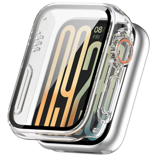 Xiaomi Smart Band 9 Pro PC case met glas (transparant)