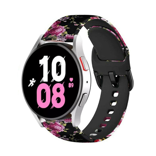 pink-flower-galaxy-watch-5-armband