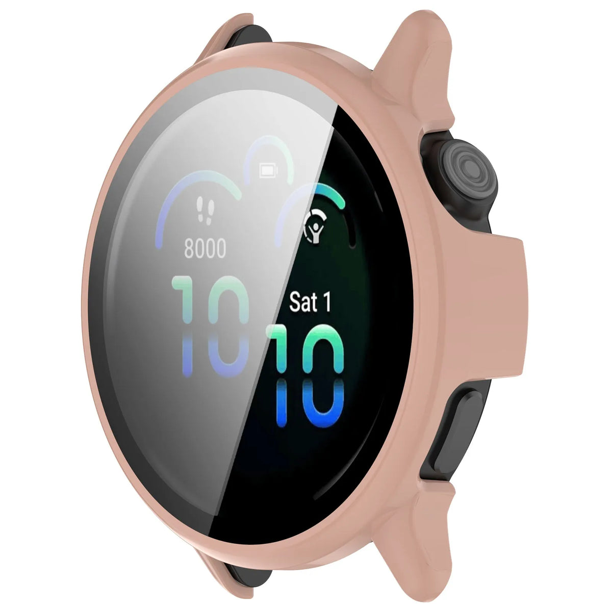 Garmin Vivoactive 6 hard case met glas (roze)