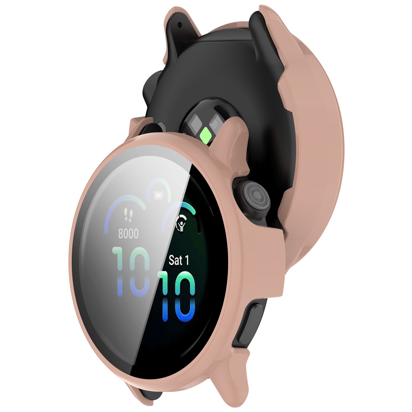 Garmin Vivoactive 6 hard case met glas (roze)