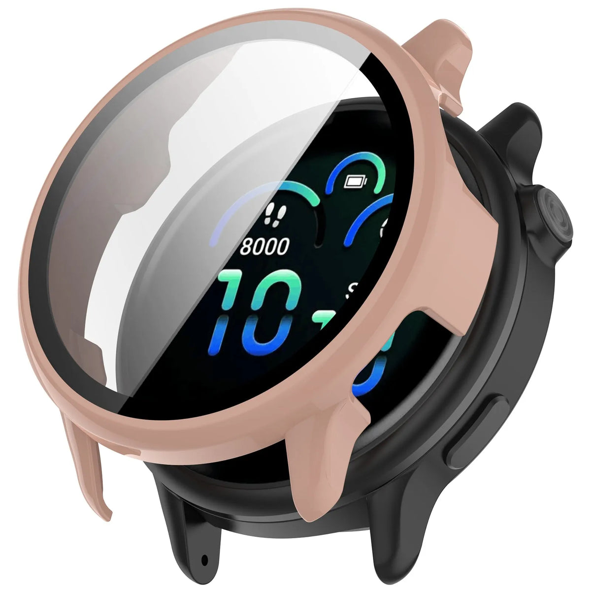 Garmin Vivoactive 6 hard case met glas (roze)