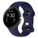 Google Pixel Watch 4 - 41mm siliconen classic bandje (donkerblauw)