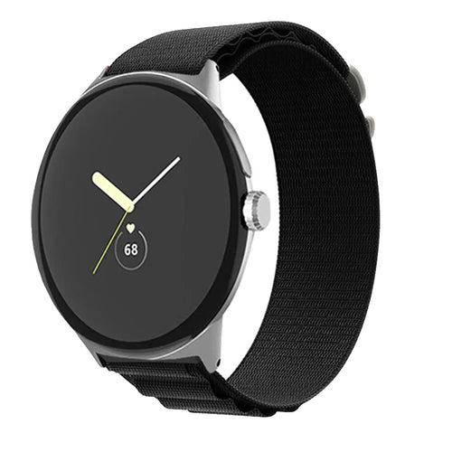 Google Pixel Watch 4 - 45mm Alpine bandje (zwart)