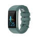 Polar A360 / A370 siliconen bandje (grijs/groen)