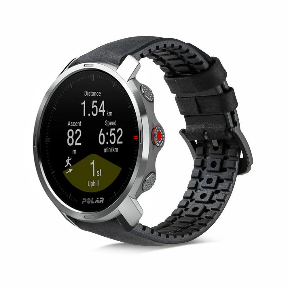 polar-grit-x-leren-siliconen-bandje-zwart