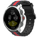 Polar Grit X Special Edition band (zwart/rood)