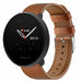 Polar Ignite 2 leren bandje (strak bruin)