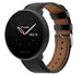 Polar Ignite 3 leren bandje (strak zwart)