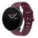 Polar Ignite 3 siliconen bandje met patroon (bordeaux)