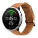 Polar Ignite leren bandje (bruin)