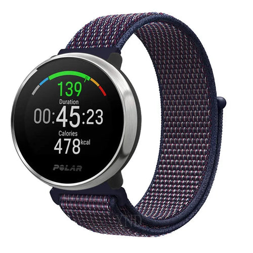 Nylon Strap, on a watch, 3/4 front view