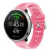 Polar Ignite siliconen bandje met patroon (knalroze)
