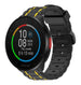 Polar Pacer sport gesp band (zwart/geel)
