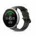 Polar Unite siliconen / leren bandje (groen)