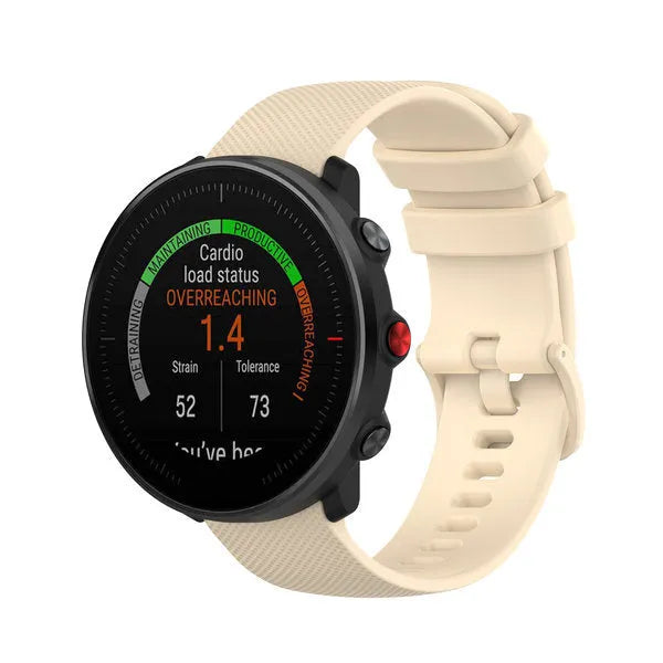 Polar Vantage V3 luxe siliconen bandje (beige)