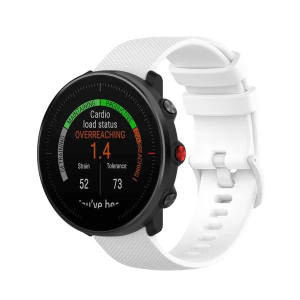 Polar Vantage M3 luxe siliconen bandje (wit)