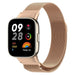 Redmi Watch 3 Milanese band (rosé goud)