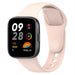 Redmi Watch 3 siliconen bandje (lichtroze)