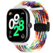 Redmi Watch 5 geweven bandje met D-buckle (regenboog)