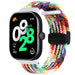 Redmi Watch 4 geweven bandje met D-buckle (regenboog)