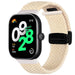Redmi Watch 5 geweven bandje met D-buckle (sterrenlicht)