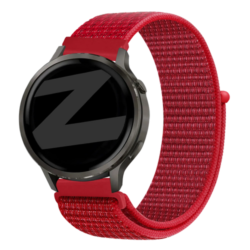 Bandz Garmin Forerunner 70 nylon loop band (rood)