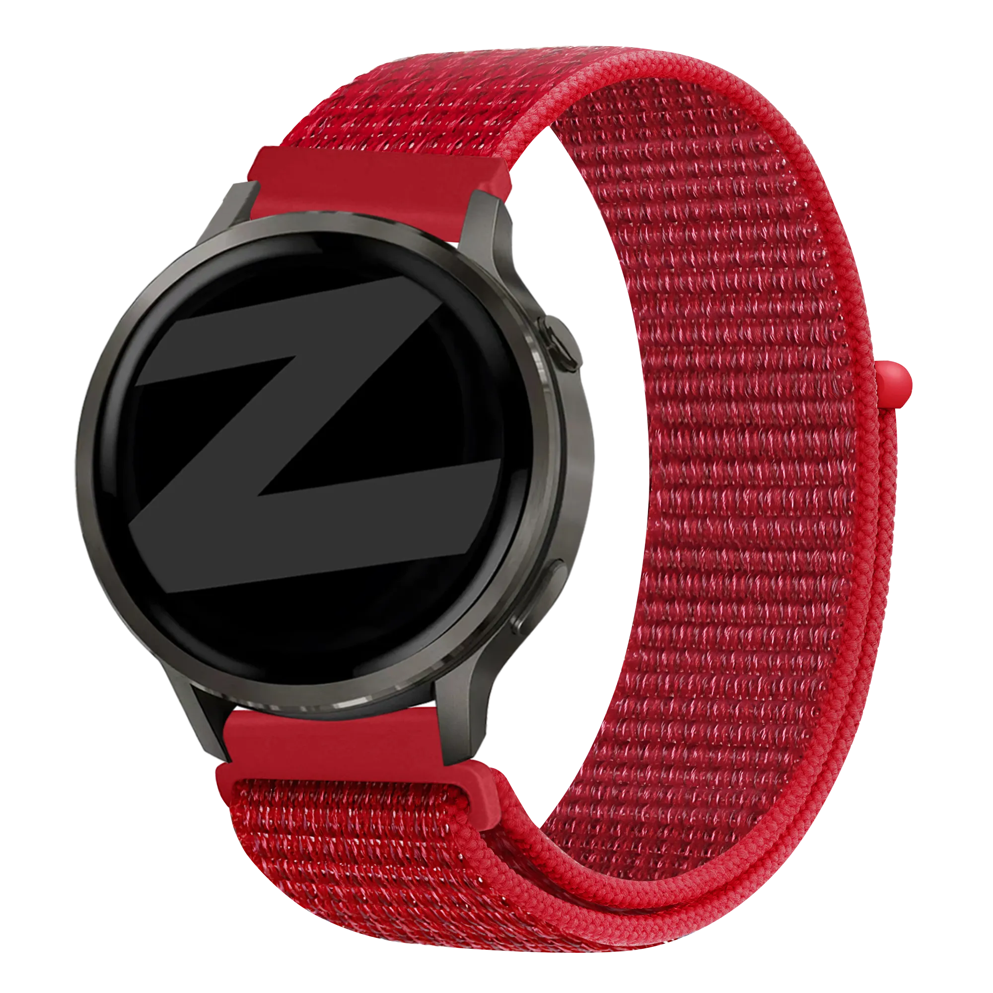 Bandz Garmin Forerunner 70 nylon loop band (rood)