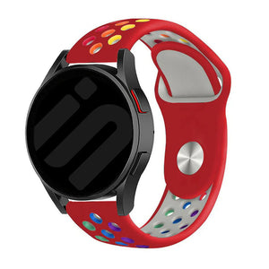Amazfit Active 2 sport bandje (rood/kleurrijk)
