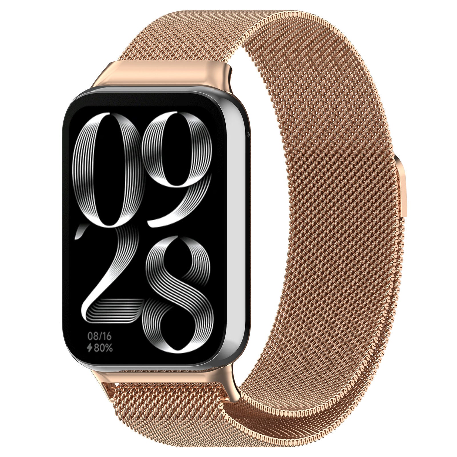 Redmi Watch 6 Milanese band (rosé goud)