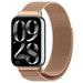 Redmi Watch 6 Milanese band (rosé goud)