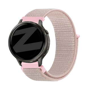 Bandz Garmin Forerunner 255s Nylon Loop Strap (Rose Gold)