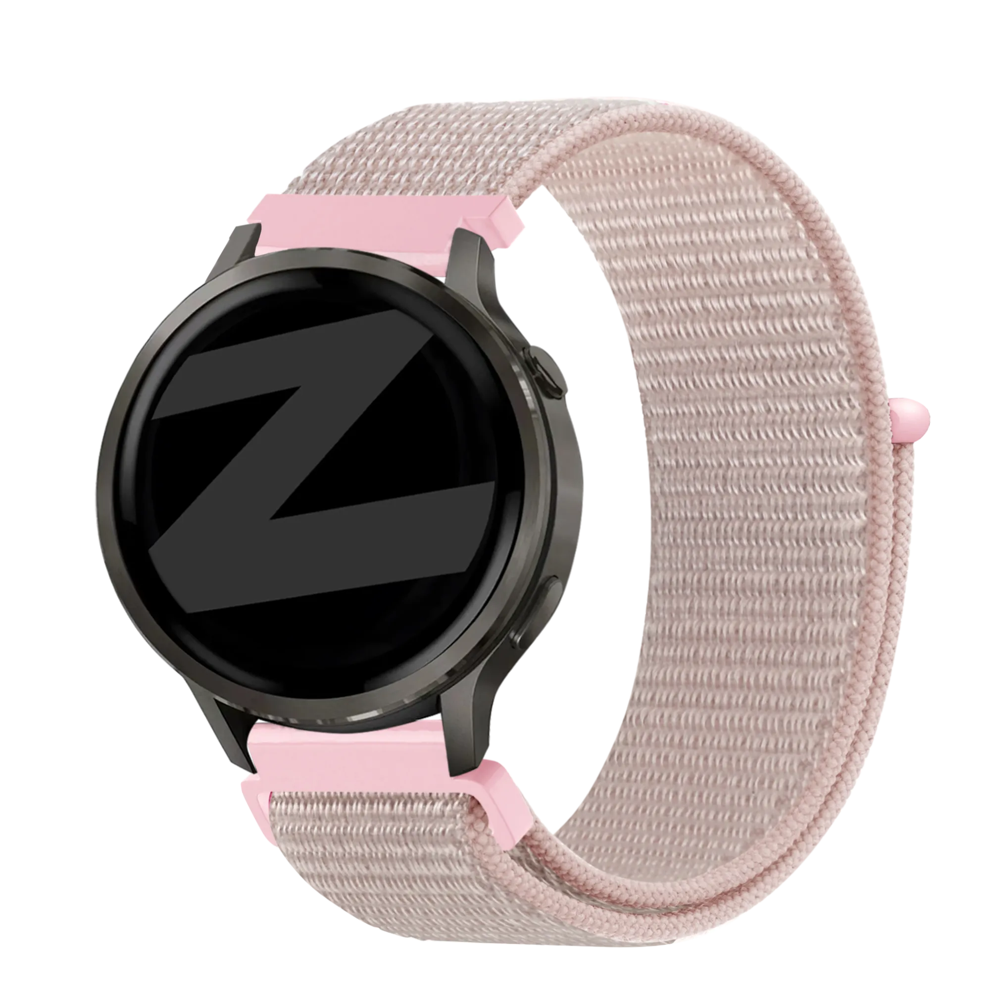 Bandz Garmin Forerunner 265s Nylon Loop Strap (Rose Gold)