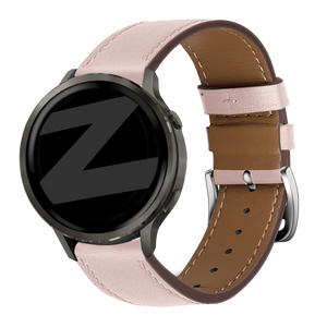 Bandz Garmin Approach S42 lederen band 'Deluxe' (roze)