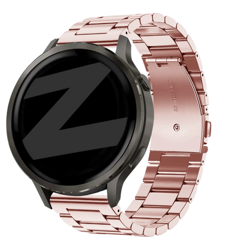 Bandz Garmin Approach S42 stalen band 'Classic' (roze)