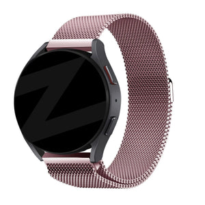 Bandz Actyve Smartwatch 20mm Milanese loop band (roze)