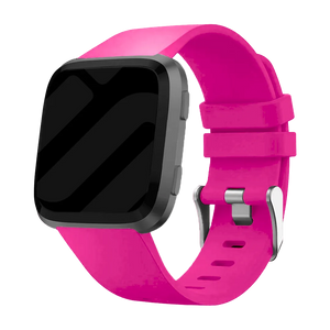 Fitbit Versa (2) siliconen bandje (knalroze)