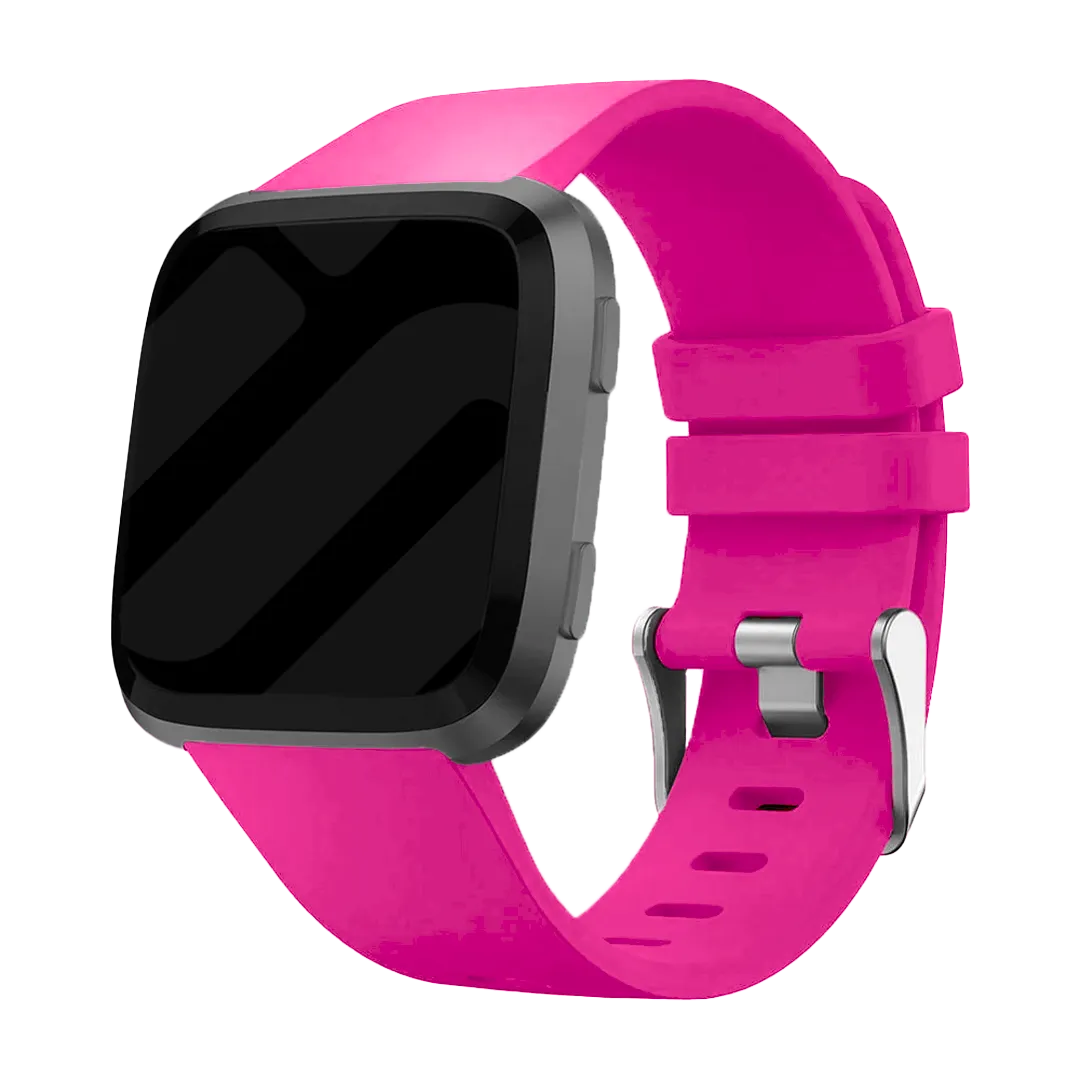 Fitbit Versa (2) siliconen bandje (knalroze)