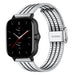 Amazfit GTS 2 roestvrij stalen band (zilver/zwart)