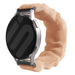 Samsung Galaxy Watch 7 - 40mm Scrunchie bandje (oranje-beige)