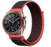 Samsung Galaxy Watch 3 41mm Nylon Strap (Black/Coral)