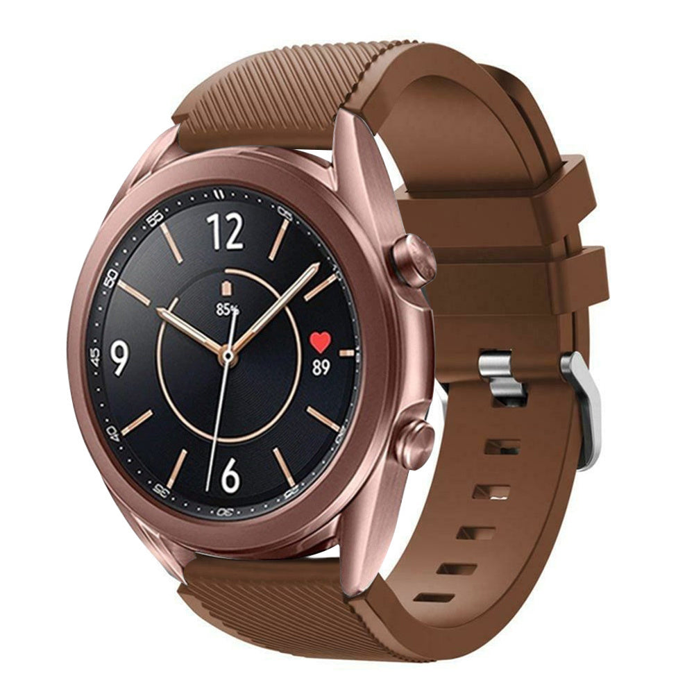 samsung-galaxy-watch-3-41mm-silikonarmband-braun