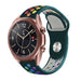 Samsung Galaxy Watch 3 41mm Sport Strap (Pine Green/Rainbow)