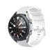 Samsung Galaxy Watch 3 45mm luxe siliconen bandje (wit)